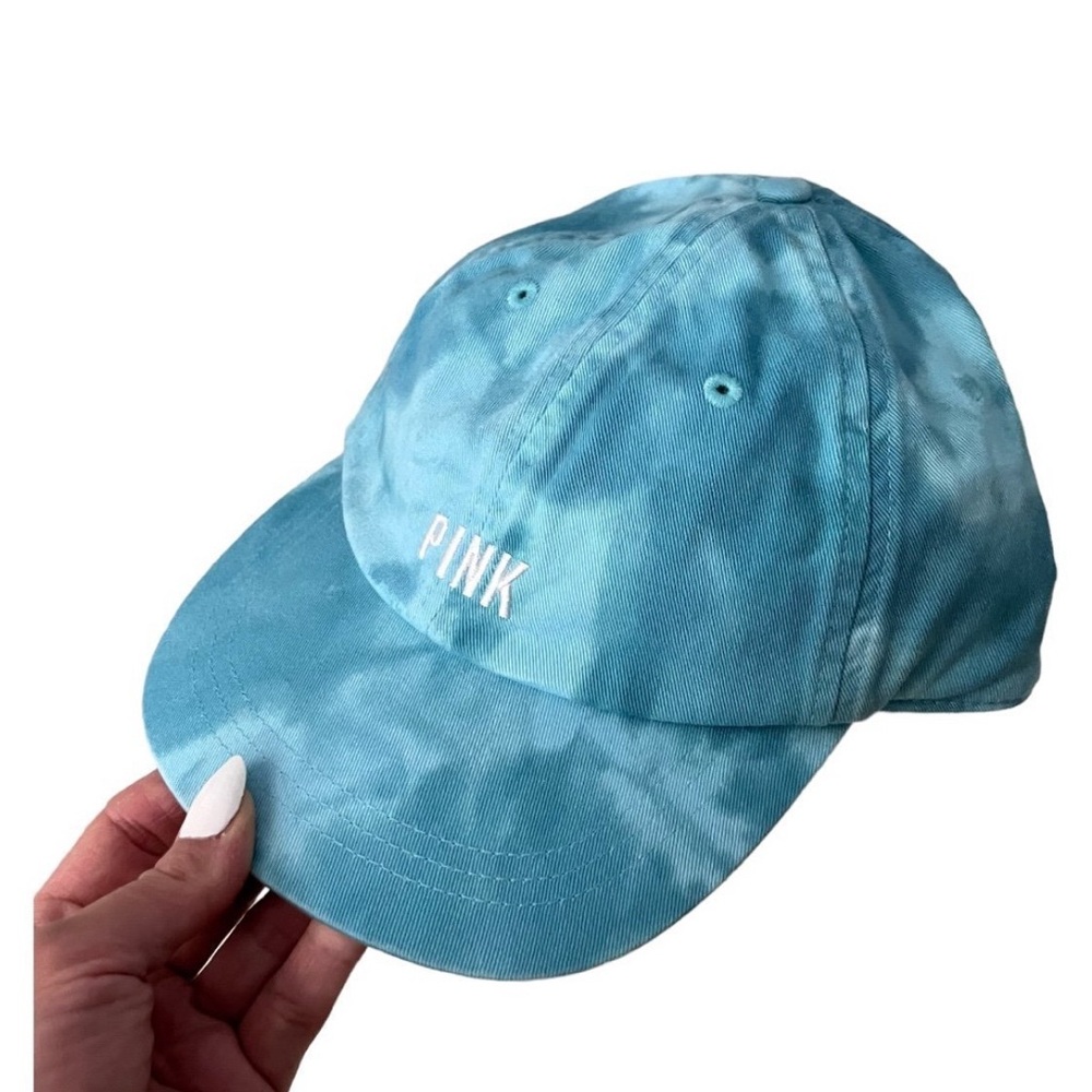 Victoria’s Secret PINK Tie-Dye Hat – Blue – New with Tags